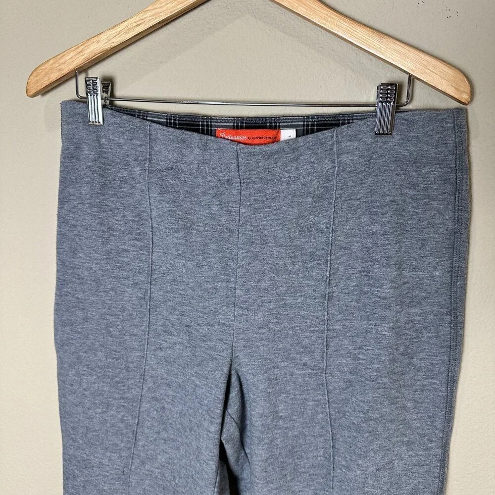 CARTONNIER by ANTHROPOLOGIE Flannel Stretch Wide Leg Cropped Trousers Size Large - Picture 3 of 11